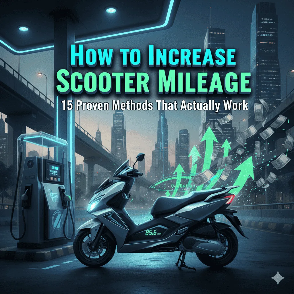 How to increase scooter mileage
