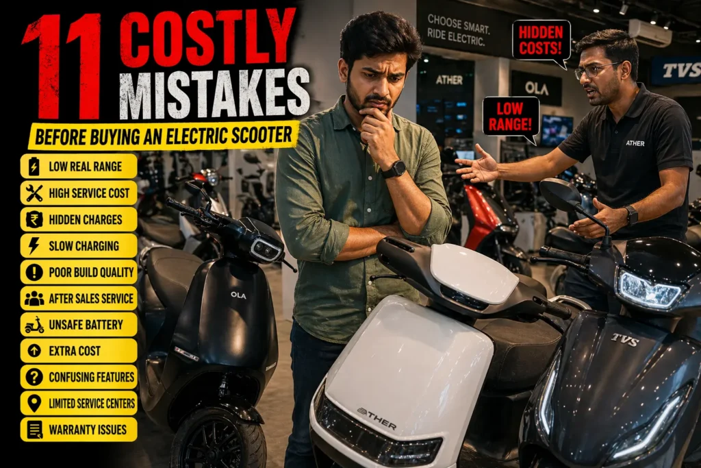 first time electric scooter buyer mistakes India 2026
