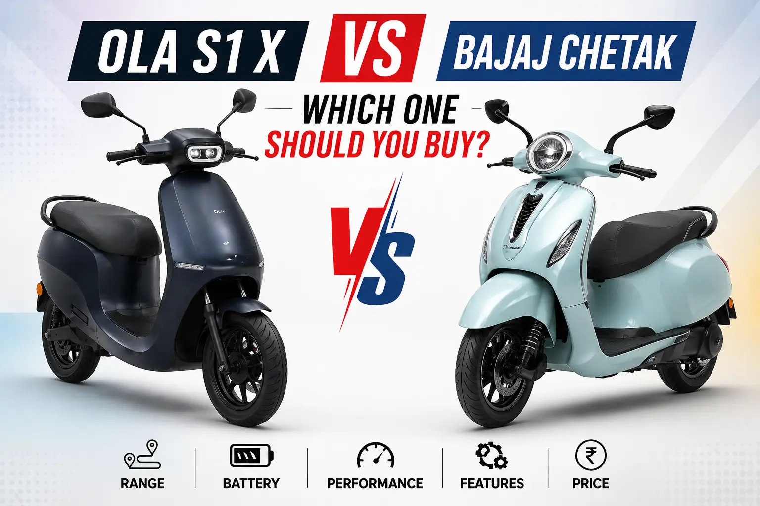 Ola S1 X vs Bajaj Chetak