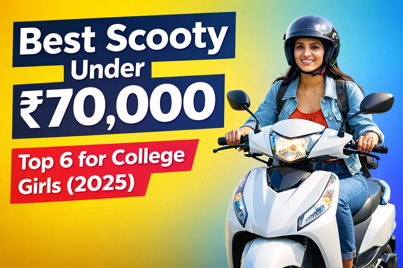 best scooty for college girls under 70000
